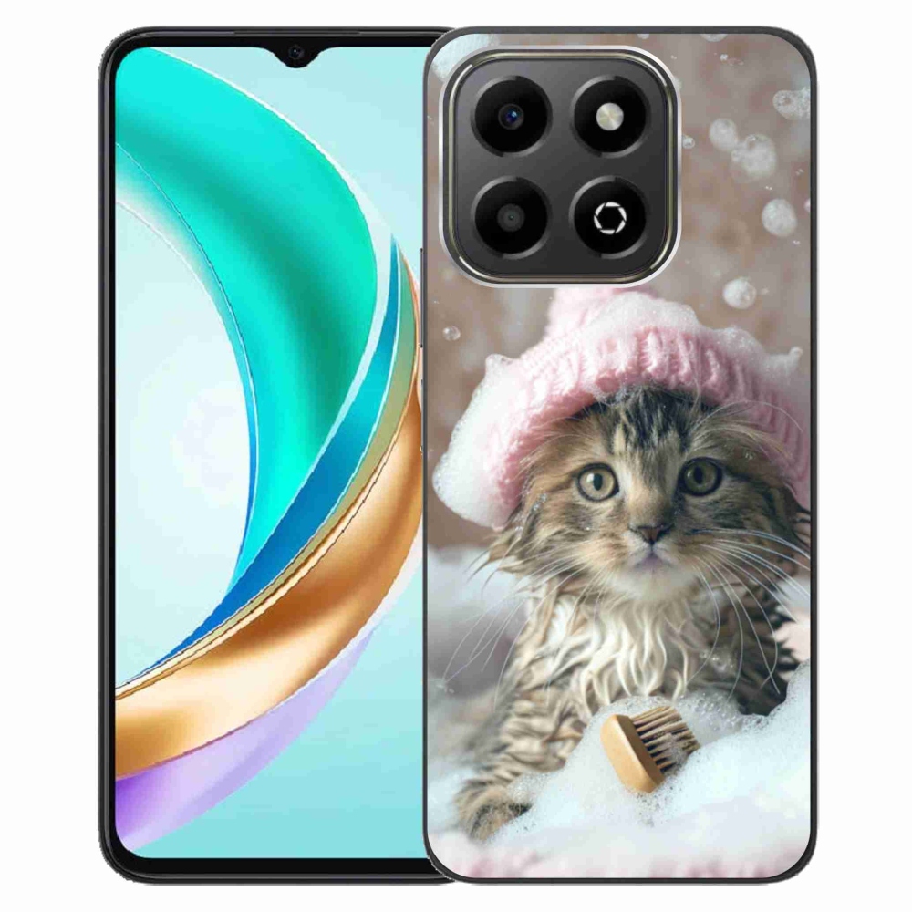 Zselés borítás mmCase a Honor X6b készülékhez - cica és fürdés