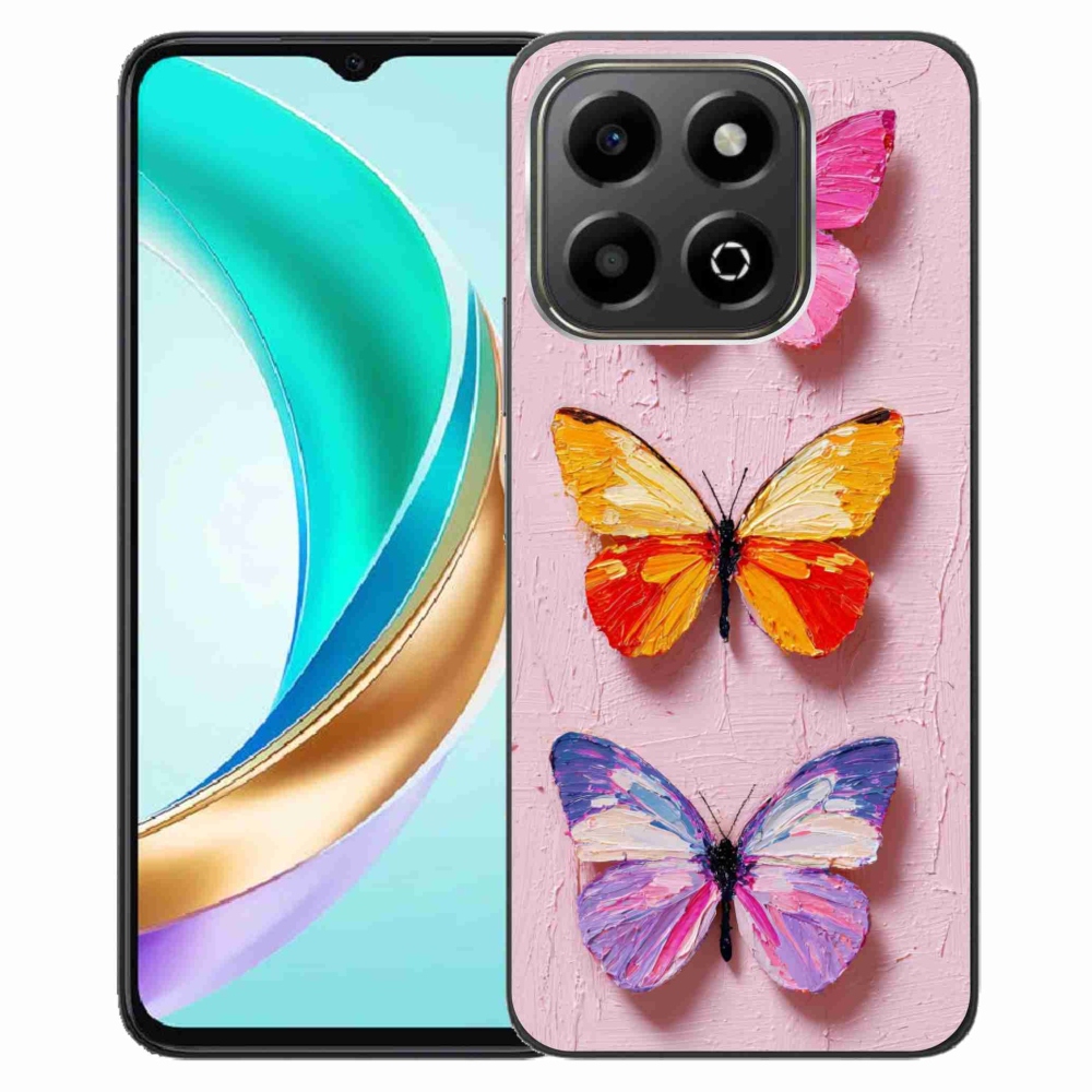 Gél borítás mmCase a Honor X6b számára - pillangó szentháromság