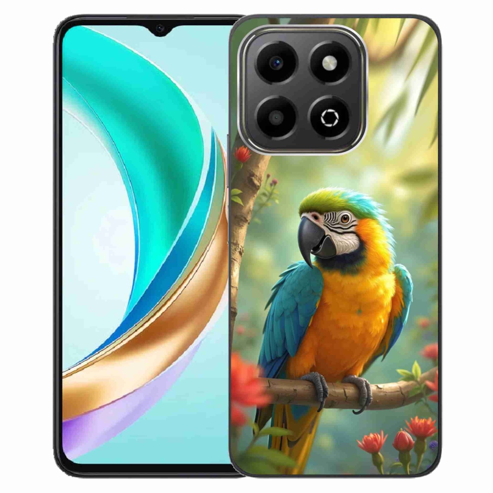 mmCase géltok az Honor X6b-hez – kék-sárga ara papagáj