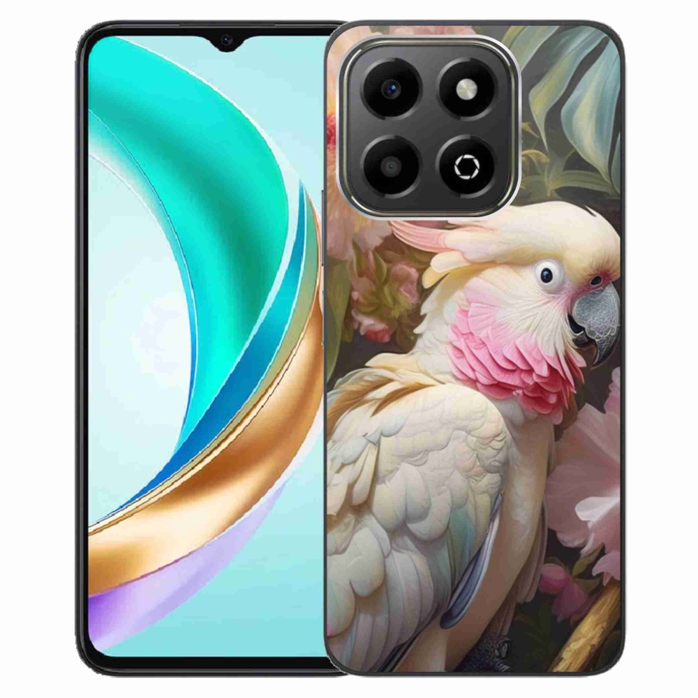 Zselés borítás mmCase a Honor X6b készülékhez - papagáj kakadu rózsaszín 2