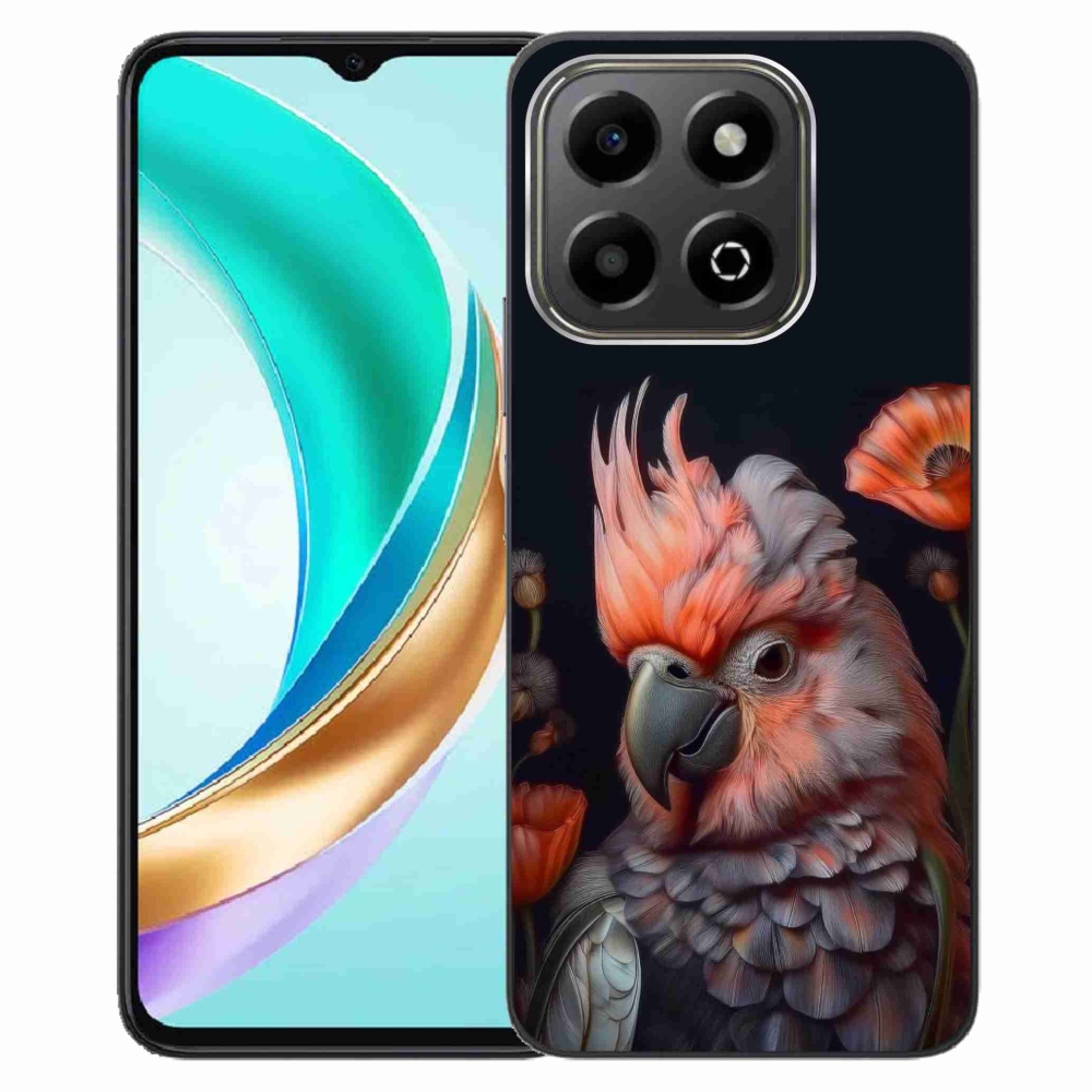 mmCase gél tok az Honor X6b-hez – színes kakadu papagáj