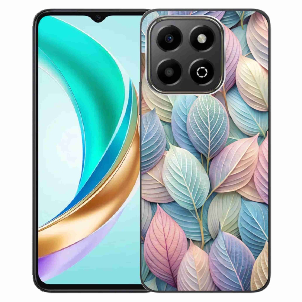 Zselés borító mmCase a Honor X6b készülékhez - pasztell levelek