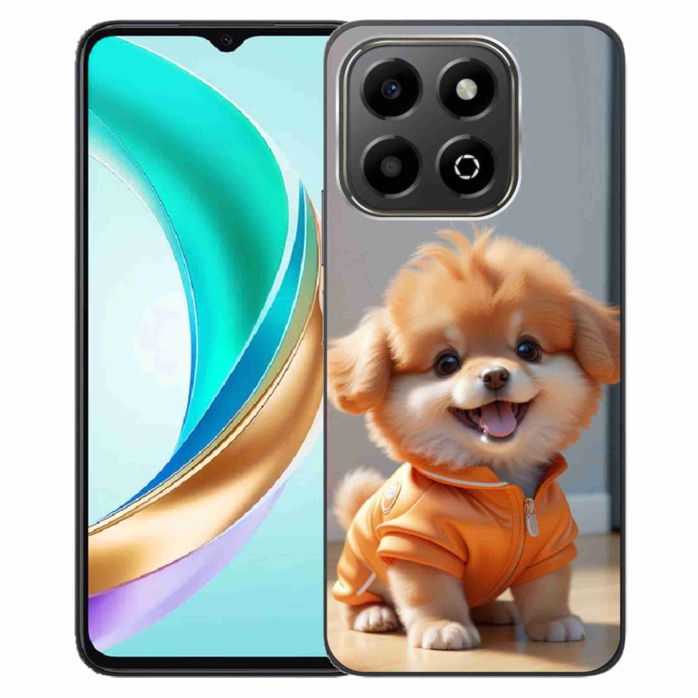 mmCase gél tok az Honor X6b-hez – aranyos pomerániai pulóverben