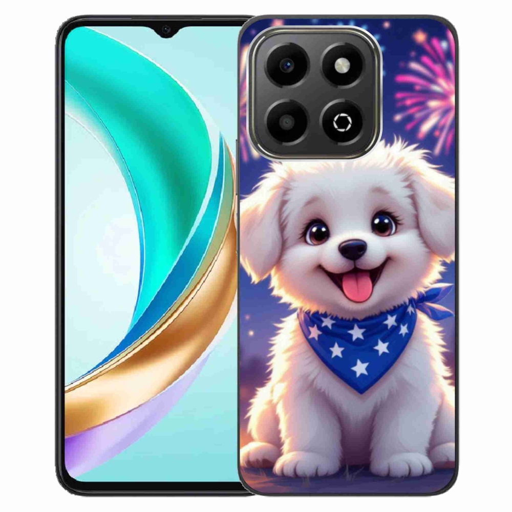 Gél borítás mmCase a Honor X6b készülékhez - ünnepi kiskutya