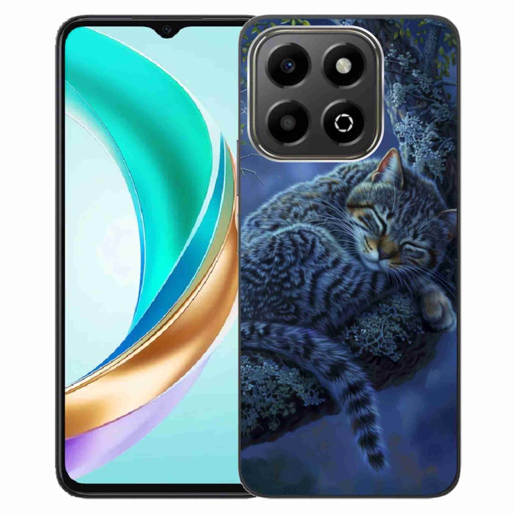 Zselés borítás mmCase a Honor X6b készülékhez - alvó macska