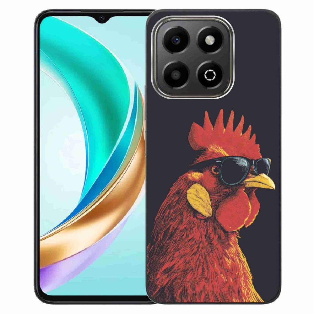 Gél borítás mmCase a Honor X6b számára - stílusos kakas