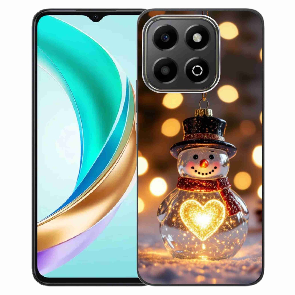mmCase gél tok az Honor X6b-hez – világító karácsonyi hóember