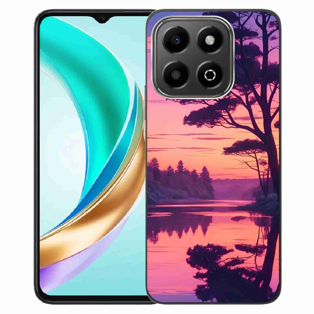 Gél borítás mmCase a Honor X6b számára - naplemente a tó felett