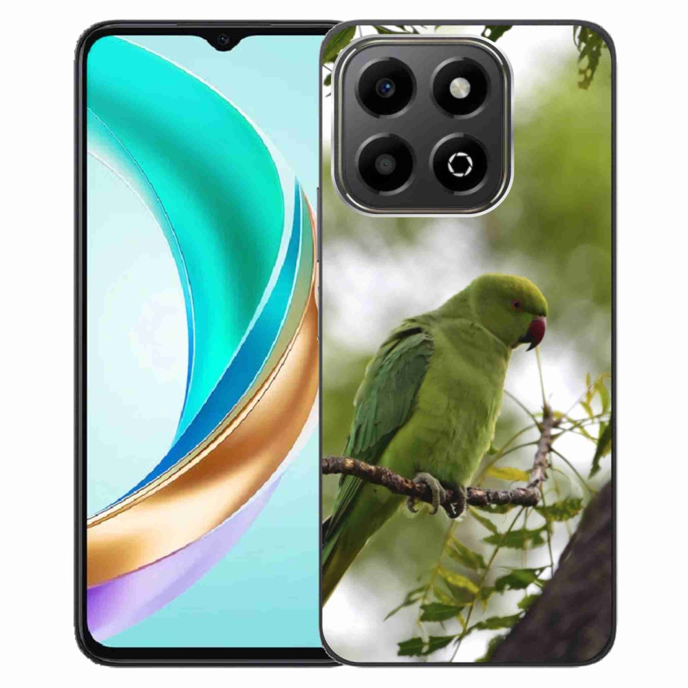 Zselés borítás mmCase a Honor X6b készülékhez - zöld papagáj