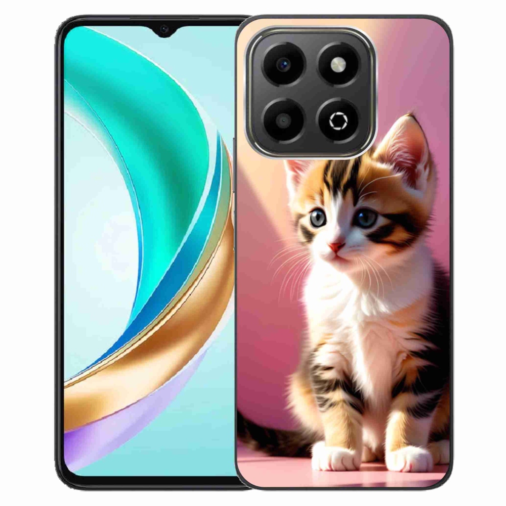 Gél borítás mmCase a Honor X6b készülékhez - kíváncsi cica 2