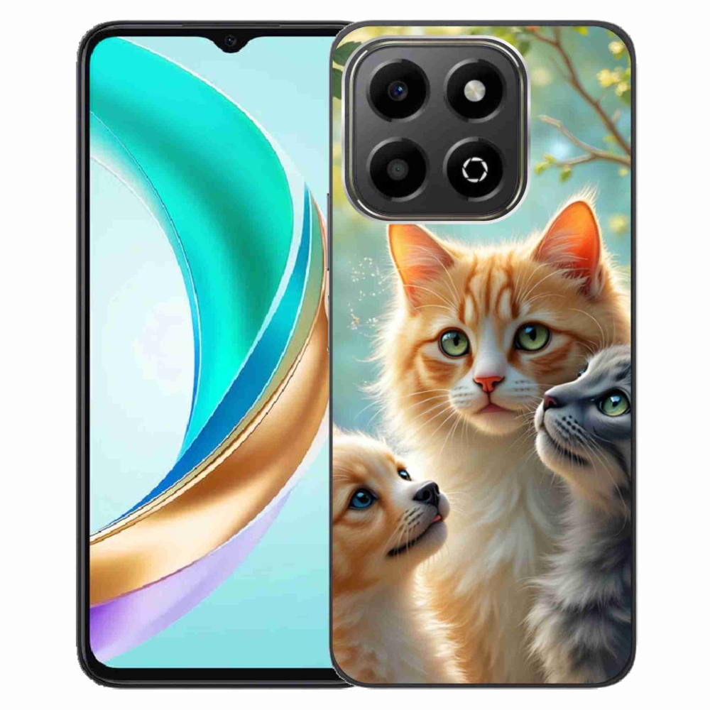 Zselés borítás mmCase a Honor X6b számára - állati barátság 2