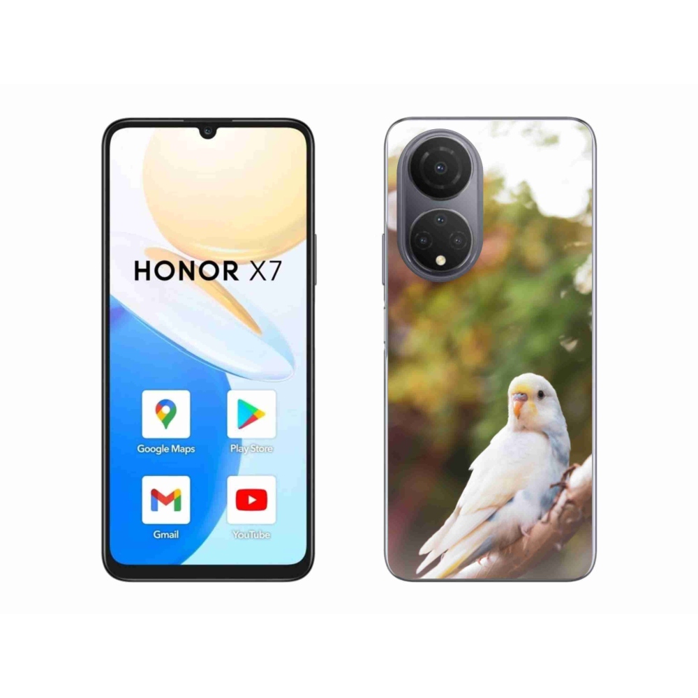 Zselés borítás mmCase a Honor X7-hez - andulka fehér