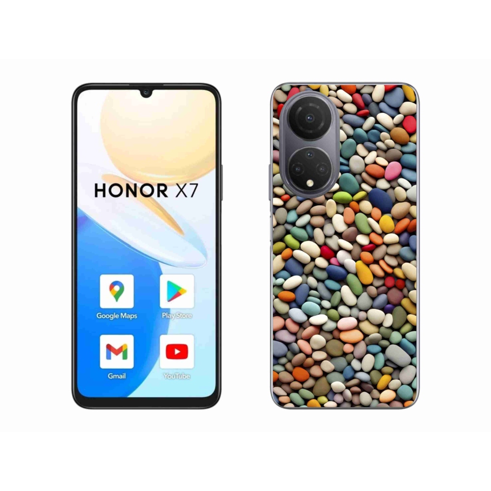 Gél borítás mmCase a Honor X7-hez - színes strasszkövek 2