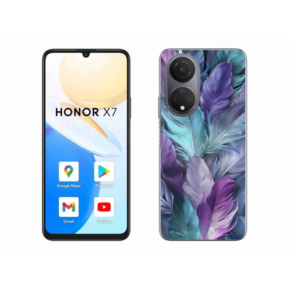 Zselés borítás mmCase a Honor X7-hez - színes toll 2