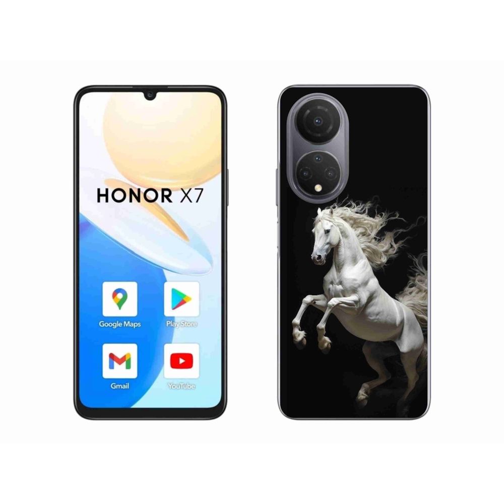 Zselés borítás mmCase a Honor X7-hez - fehér ló 4