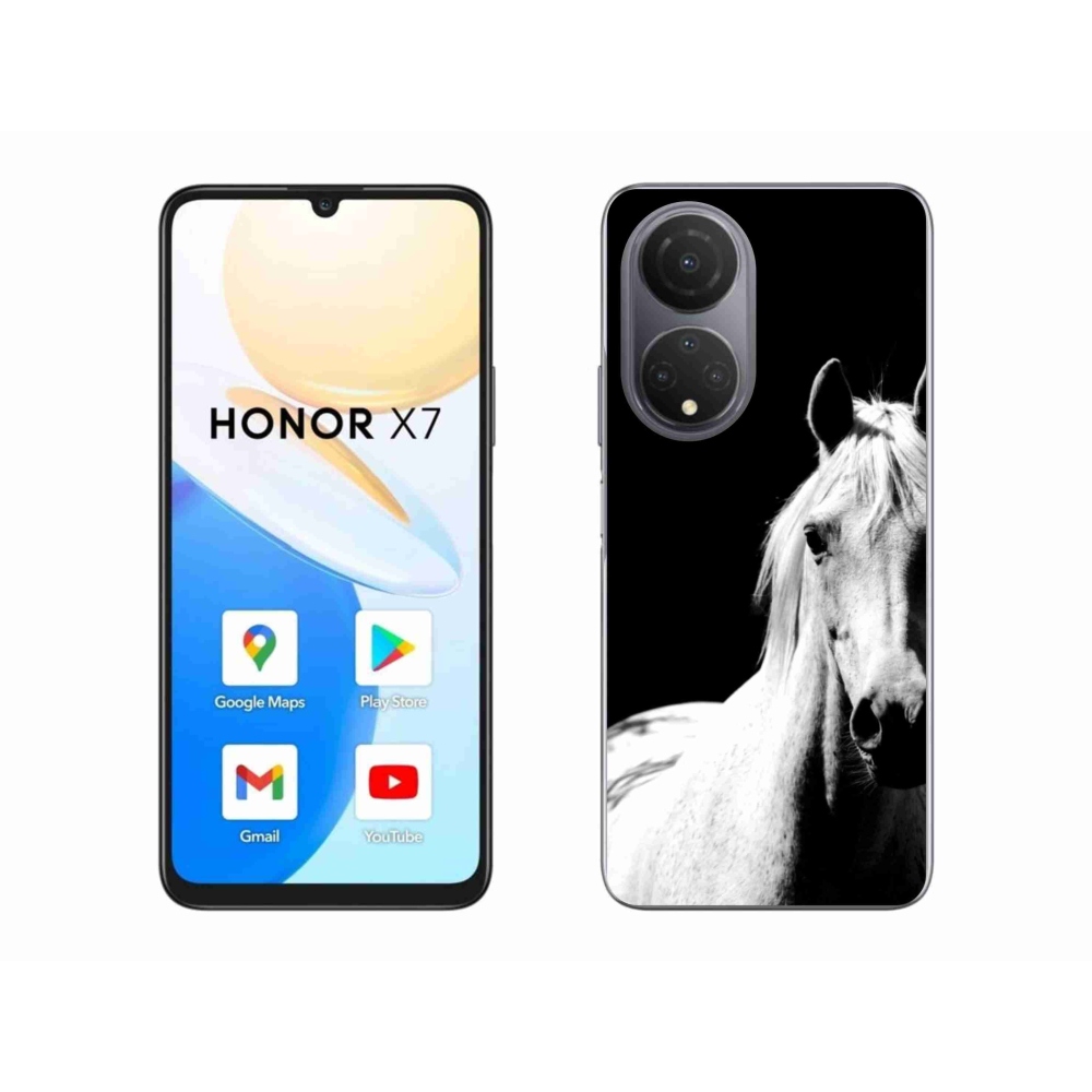 Zselés borítás mmCase a Honor X7-hez - fehér ló 5