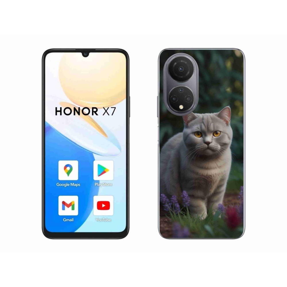 Zselés borítás mmCase a Honor X7-hez - brit macska