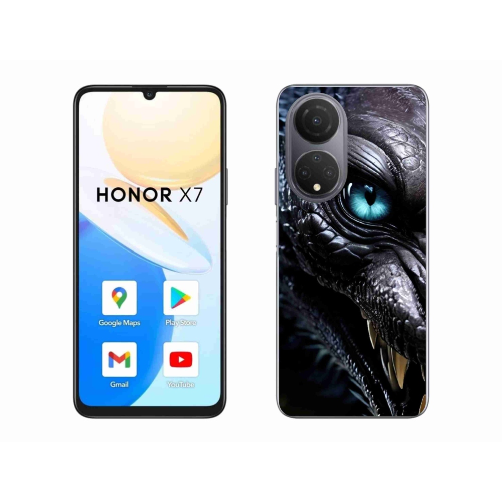 Zselés borítás mmCase a Honor X7-hez - sárkány nézet