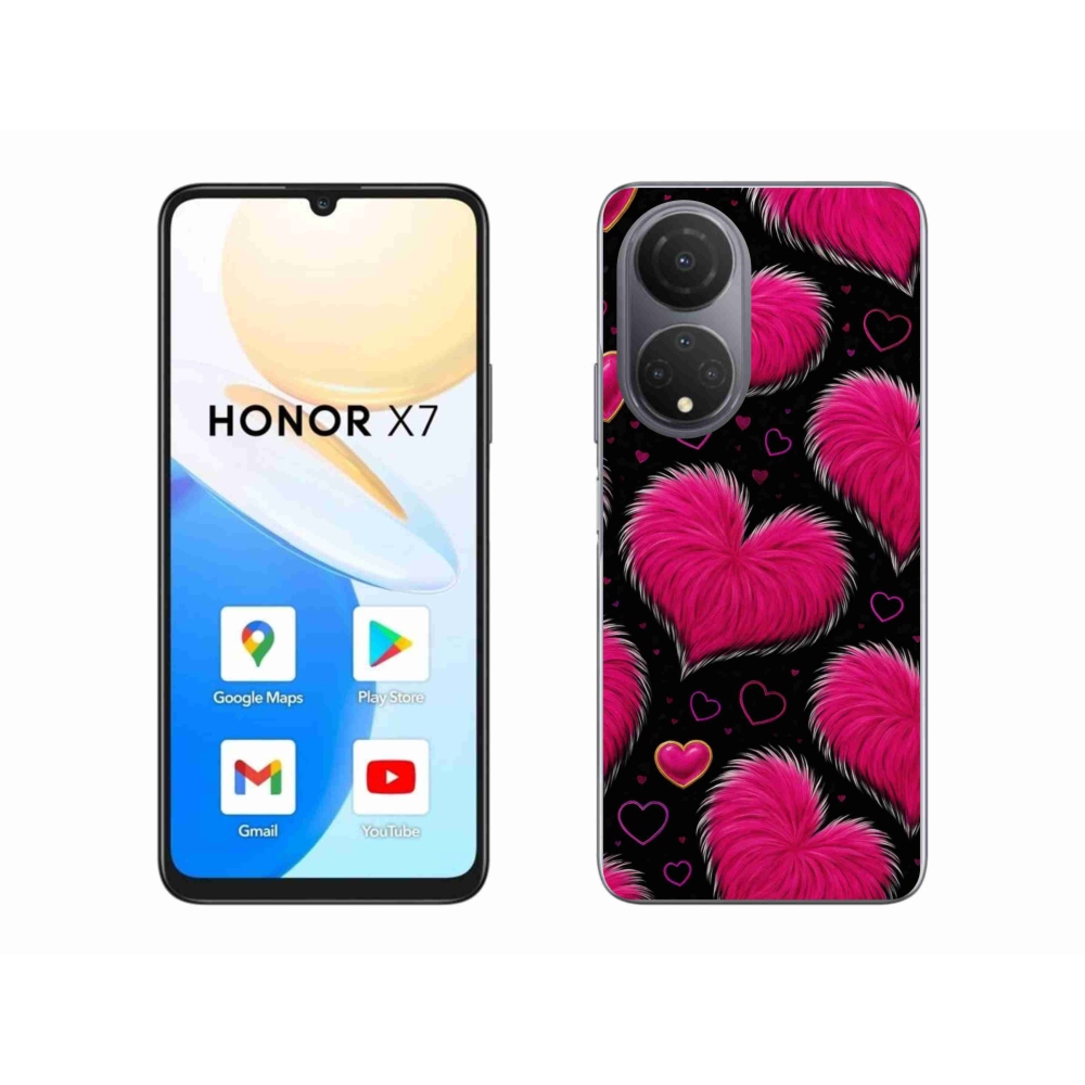 Gél borítás mmCase a Honor X7 készülékhez - puha szív