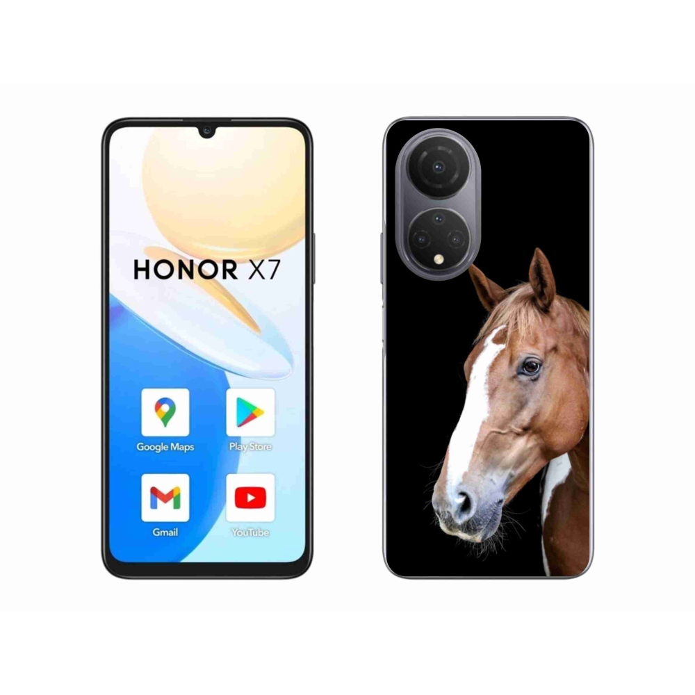 Zselés borítás mmCase a Honor X7-hez - barna ló 3