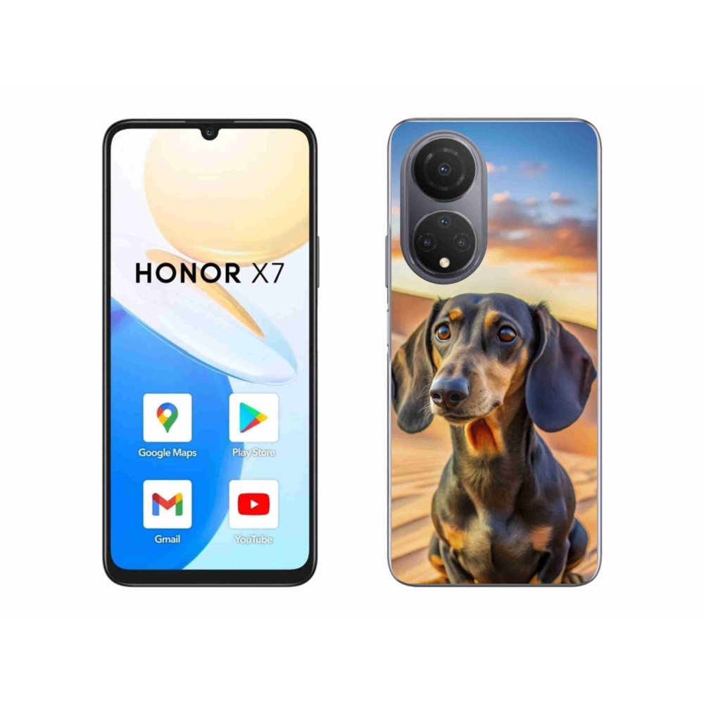 Zselés borítás mmCase a Honor X7-hez - tacskó 3