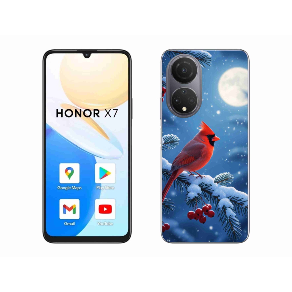 Zselés borítás mmCase a Honor X7 készülékhez - kardinálpiros színű