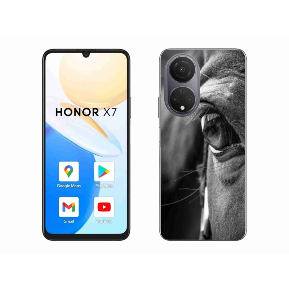 Gél borítás mmCase a Honor X7 készülékhez - Lószemüveg