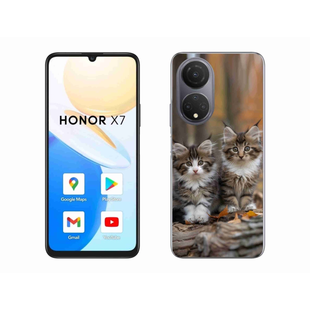 Zselés borítás mmCase a Honor X7-hez - cat duo 3