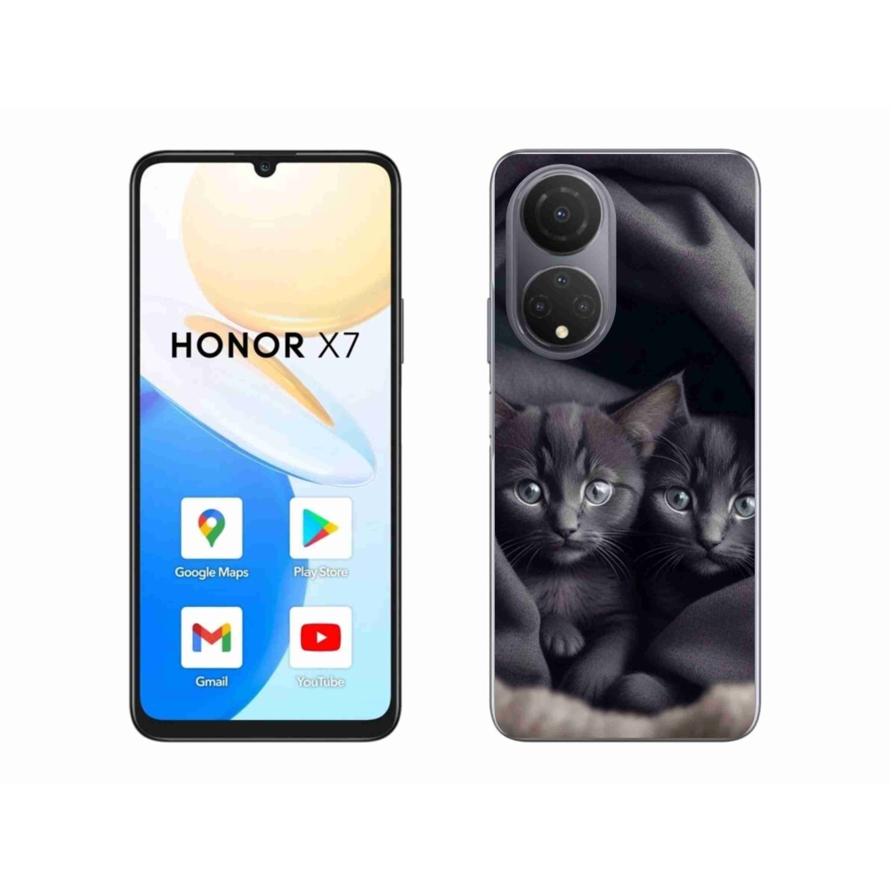 Zselés borítás mmCase a Honor X7-hez - cat duo