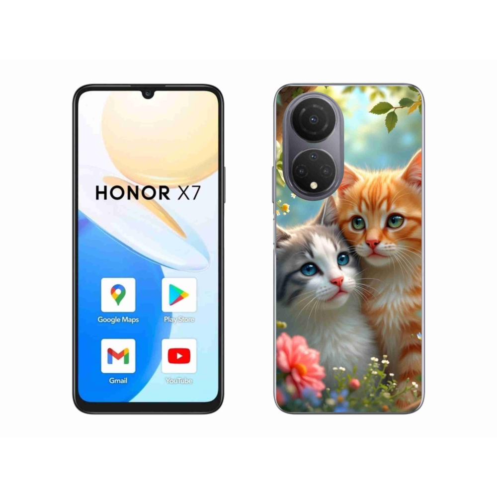 Gél borítás mmCase a Honor X7-hez - cat love 2
