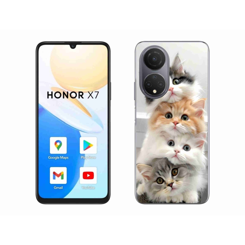 Zselés borítás mmCase a Honor X7-hez - cat csoporthoz