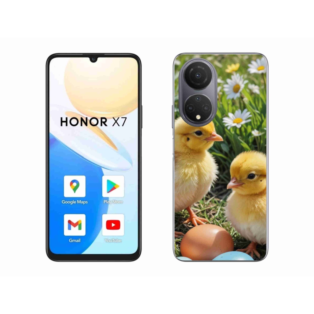 Zselés borítás mmCase a Honor X7-hez - csirkék