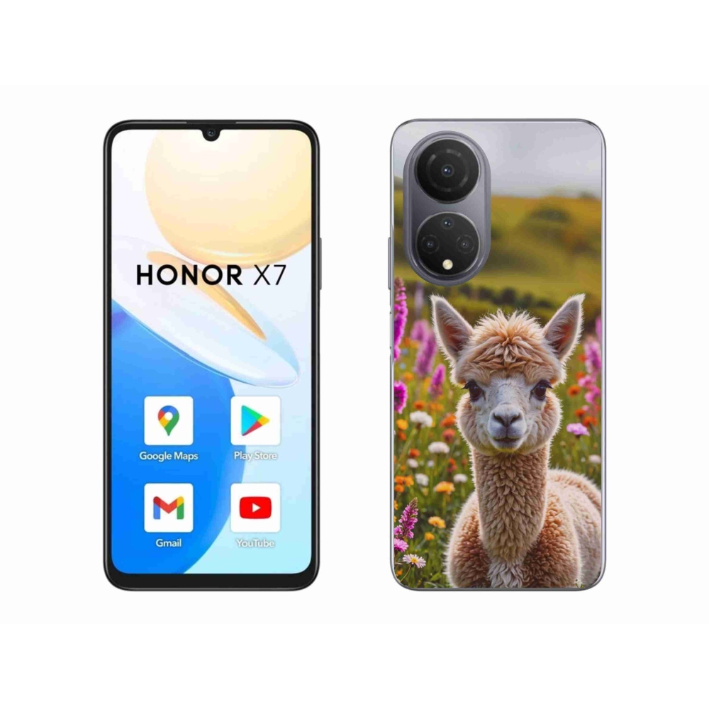 Zselés borítás mmCase a Honor X7-hez - láma a réten