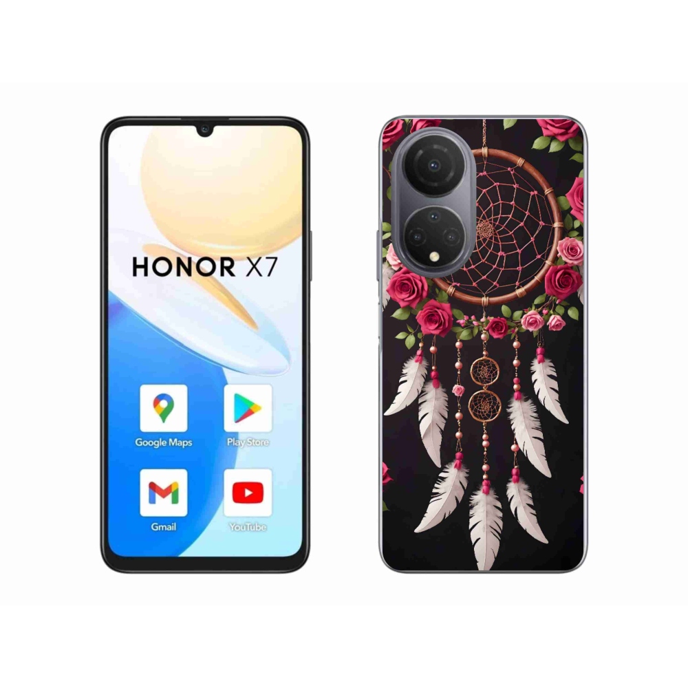 Gél borítás mmCase a Honor X7-hez - álomfogó rózsákkal