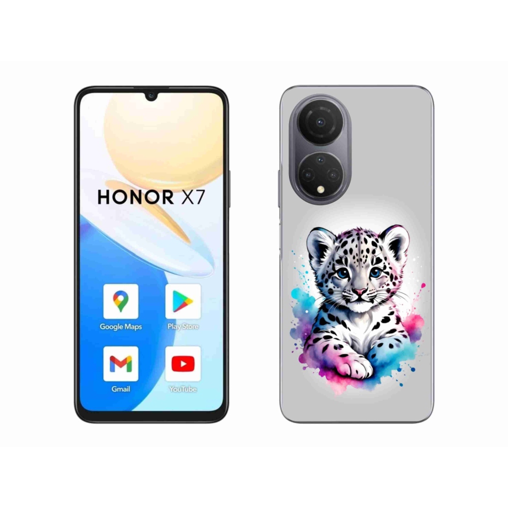 Zselés borítás mmCase a Honor X7-hez - leopárd kölyök