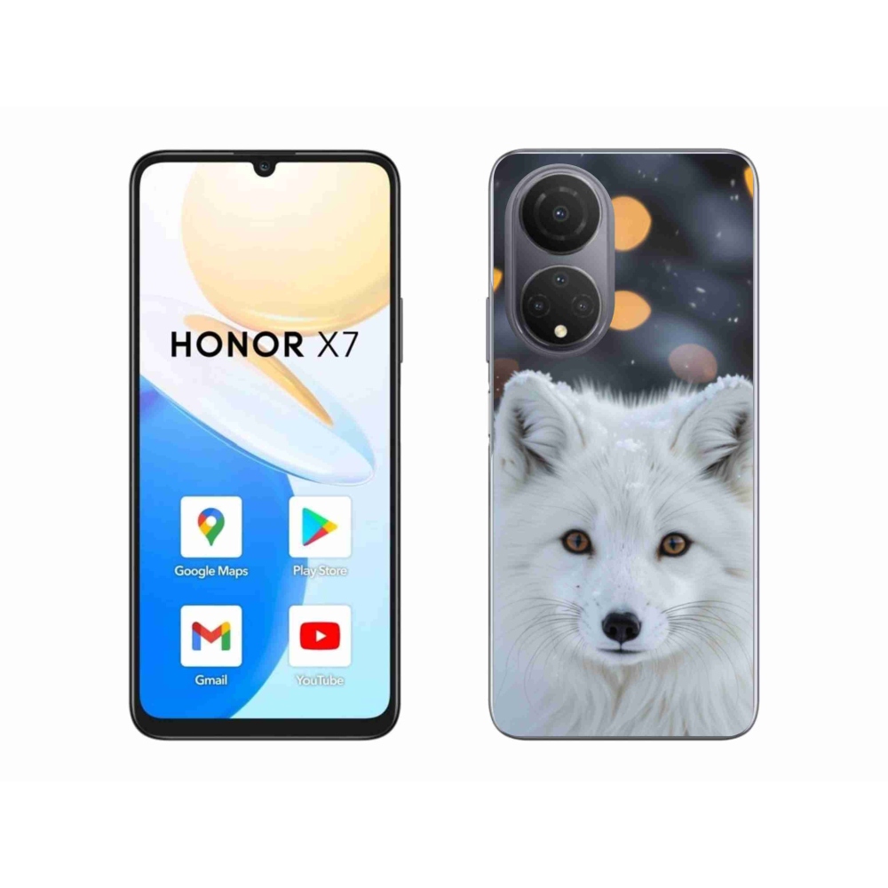 Zselés borítás mmCase a Honor X7 készülékhez - polár róka