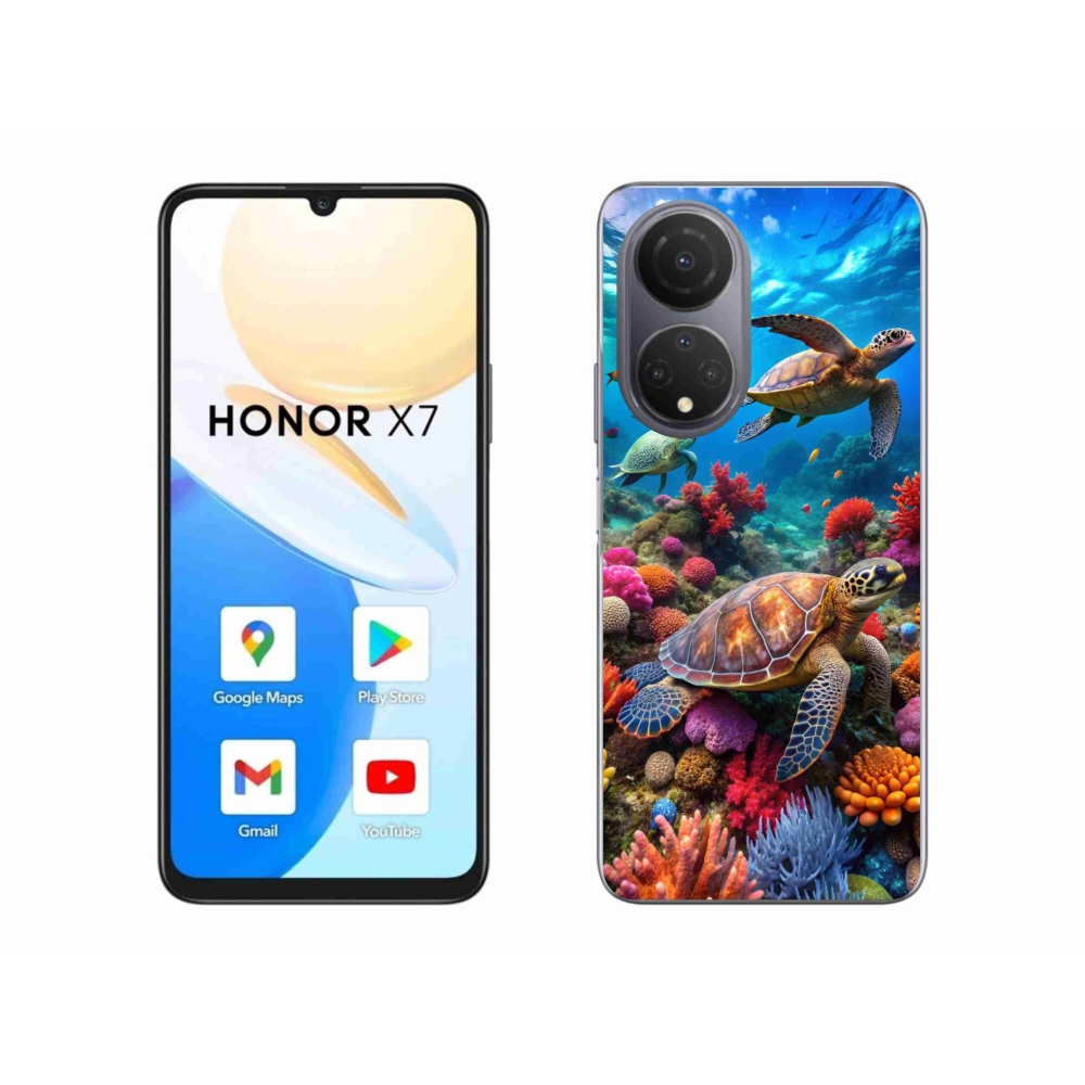 Gél borítás mmCase a Honor X7 készülékhez - Sea World 2