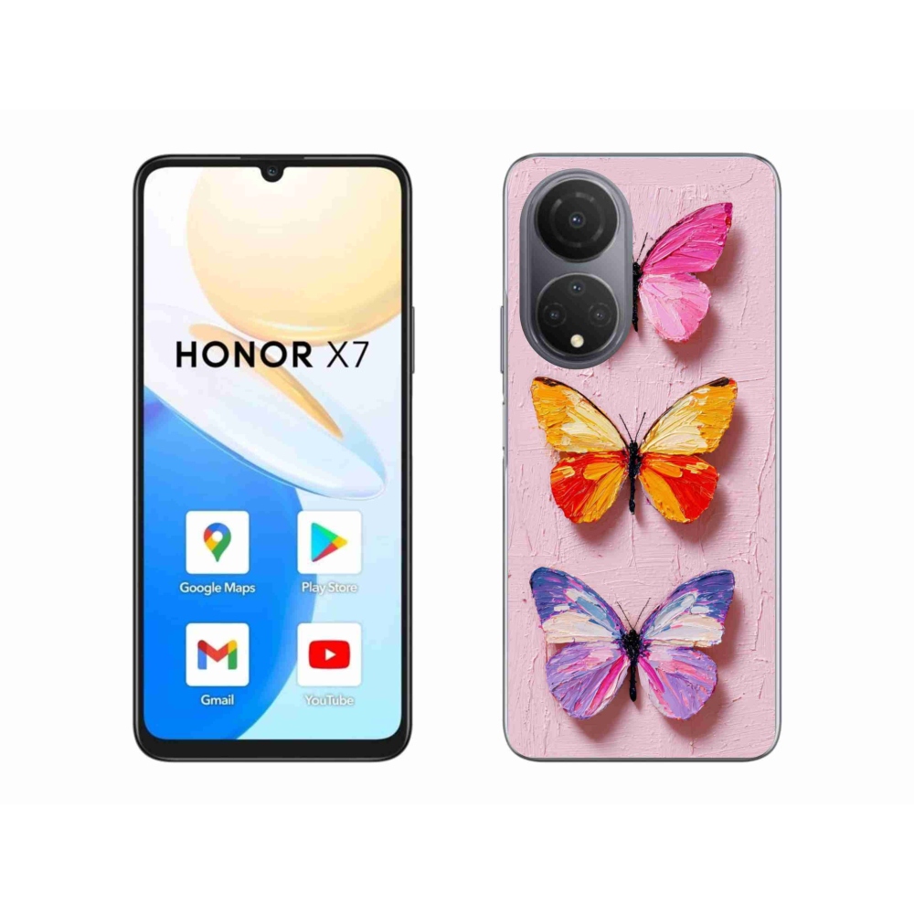 Gél borítás mmCase a Honor X7-hez - pillangó szentháromság