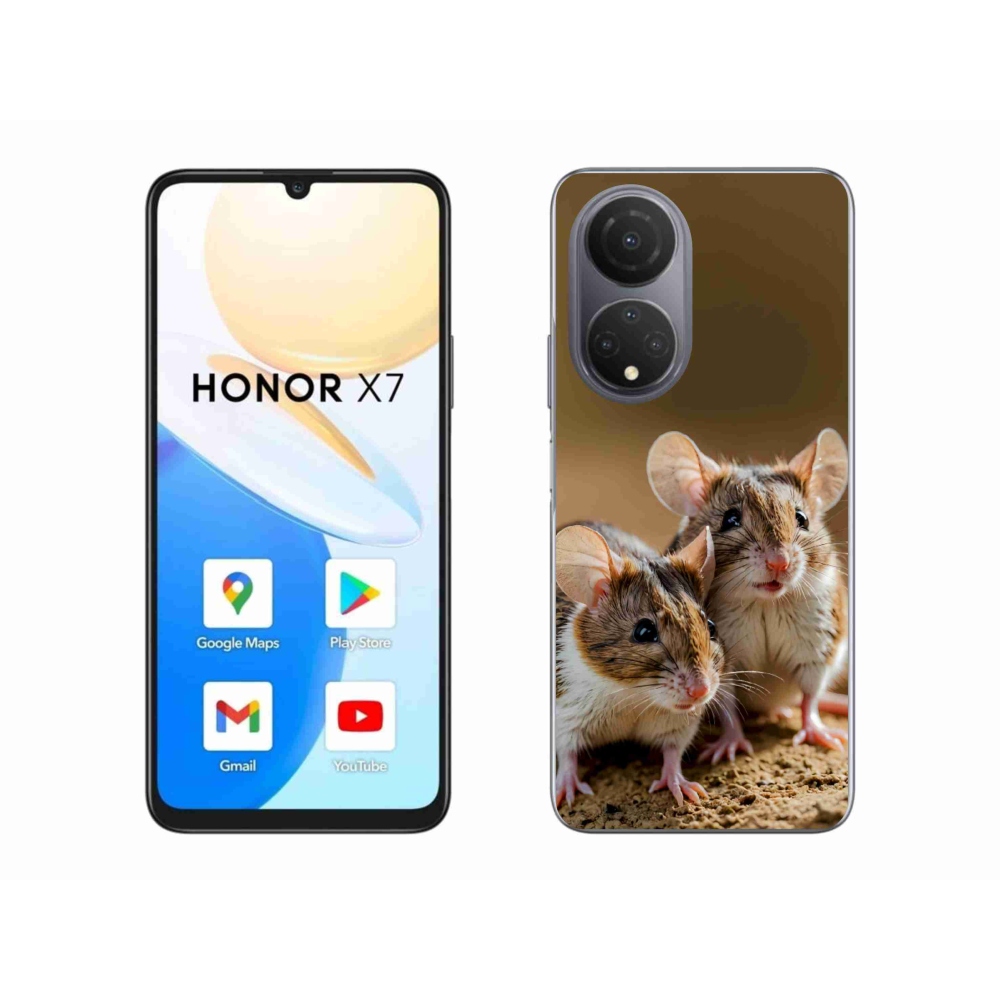 Zselés borítás mmCase a Honor X7-hez - egér duo