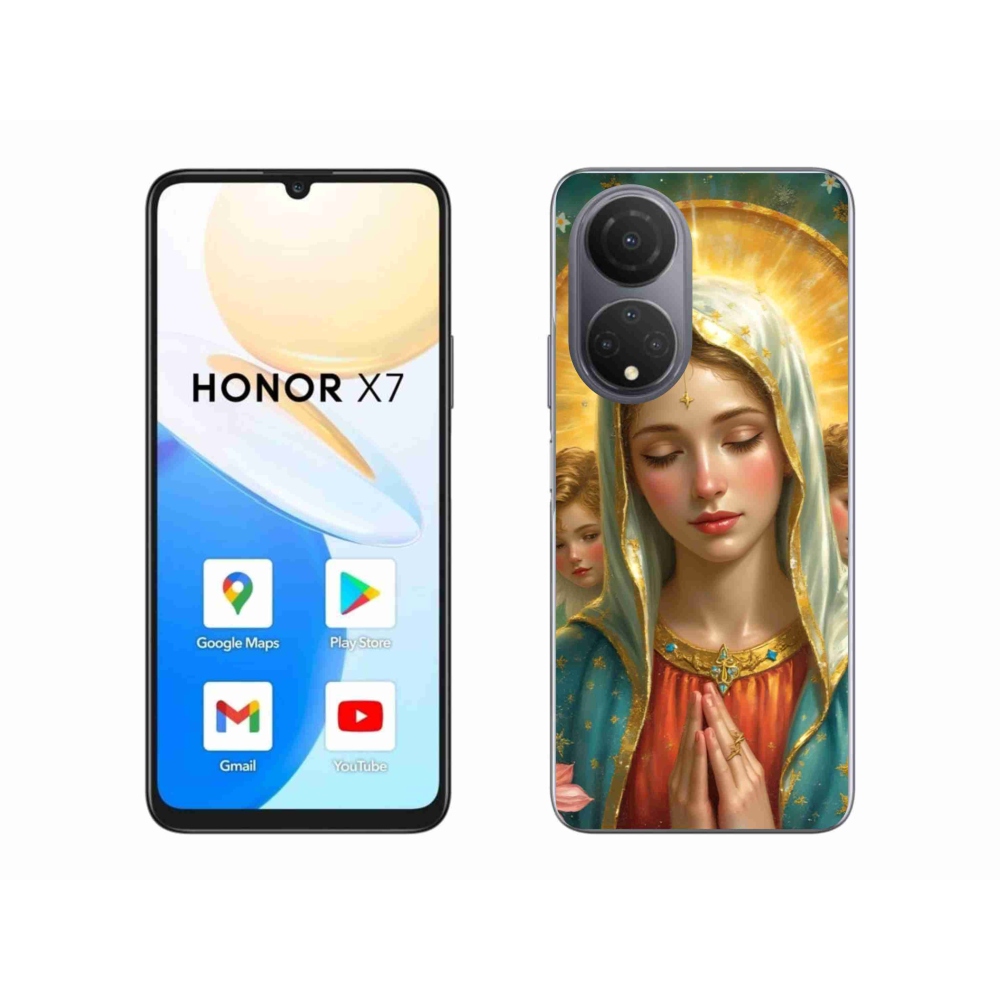 Gél borítás mmCase a Honor X7 számára - Vallási motívum 3