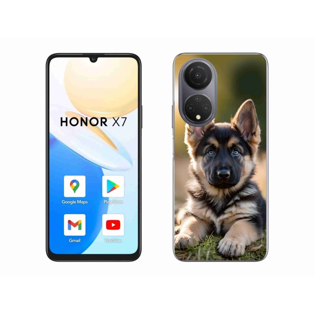 Gél borítás mmCase a Honor X7-hez - Német juhászkutya a természetben