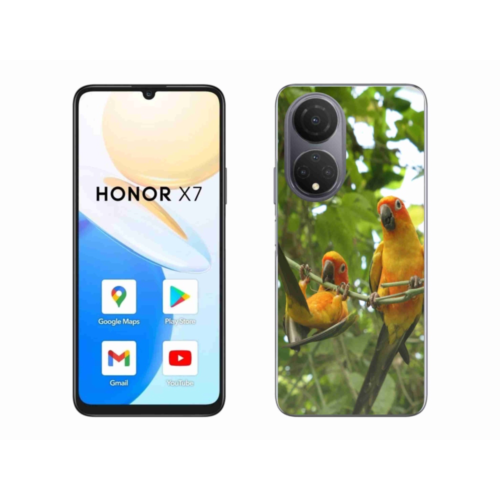Gél borítás mmCase a Honor X7-hez - papagájok aratingy