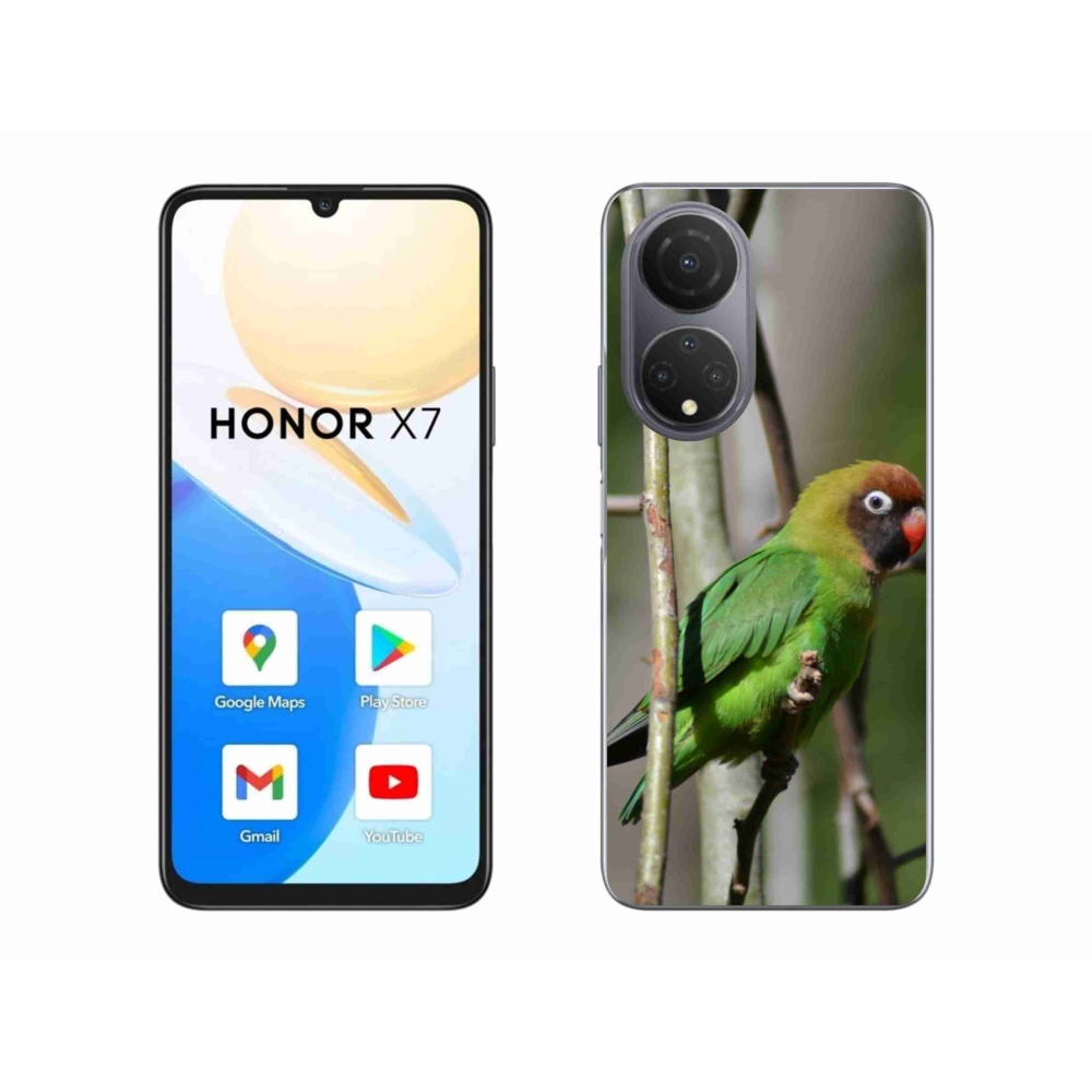 Zselés borítás mmCase a Honor X7-hez - papagáj agapornis