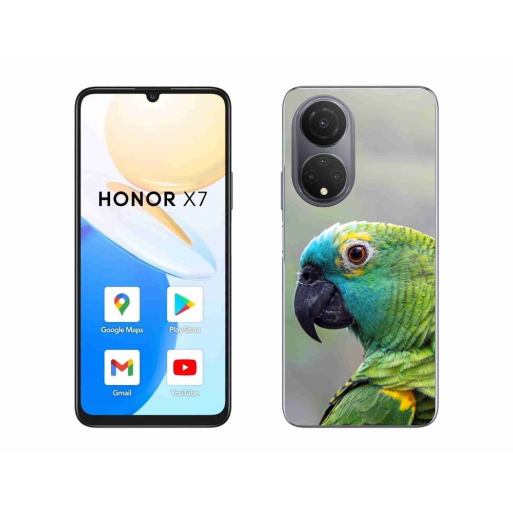 Zselés borítás mmCase a Honor X7 készülékhez - papagáj amazon