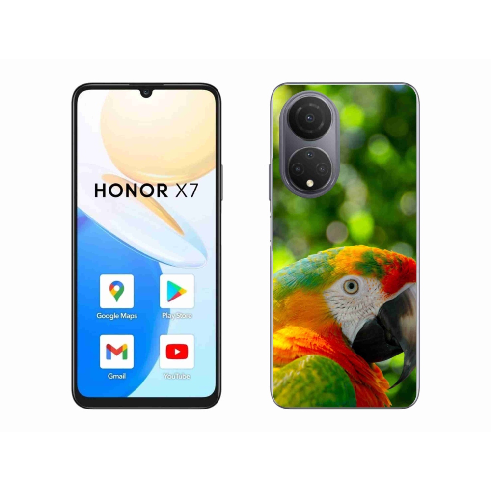 Gél borítás mmCase a Honor X7 készülékhez - papagáj ara 3