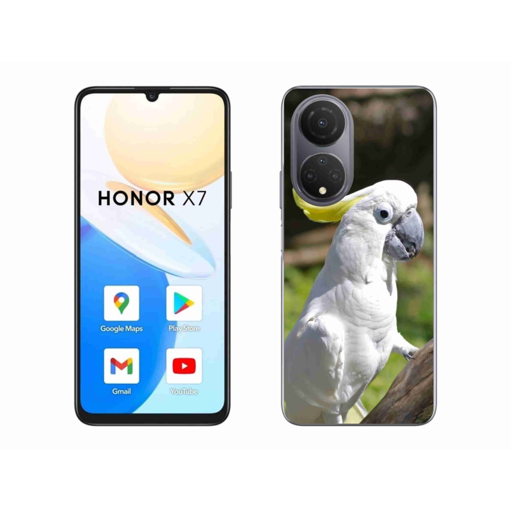 Gél borítás mmCase a Honor X7 készülékhez - papagáj kakadu 2