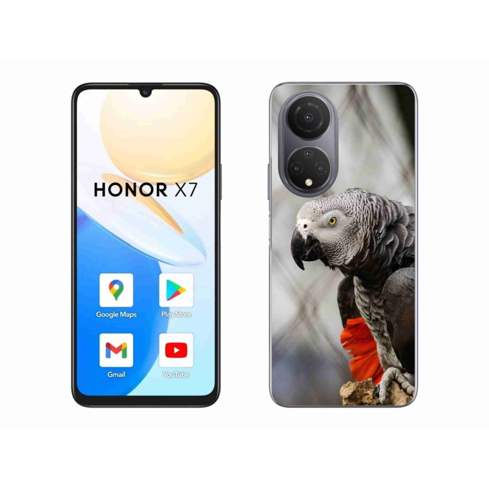 Zselés borítás mmCase a Honor X7 készülékhez - parrot jacko 3