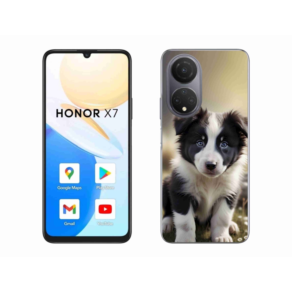 Gél borító mmCase a Honor X7-hez - aranyos border collie