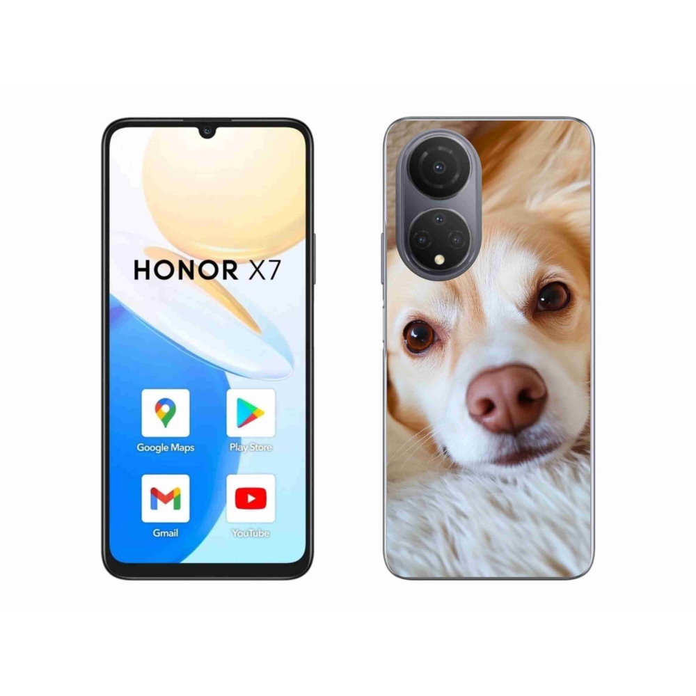 Gél borítás mmCase a Honor X7 készülékhez - Aranyos csivava