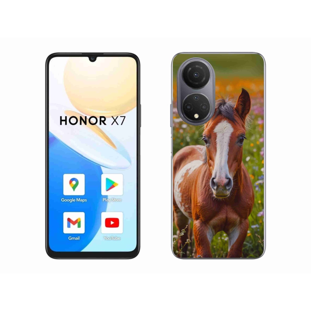 Gél borító mmCase a Honor X7-hez - aranyos csikó
